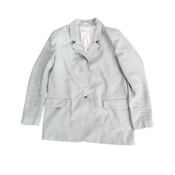 TopShop Oversized Sage Green Blazer - Picture 1 of 7